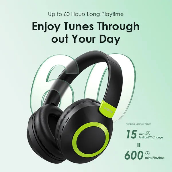 Oraimo OHP-610 BoomPop 2 ENC Over-Ear Wireless Headphones