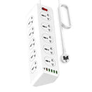 OLA OLA-MP10610 Power Strip Surge Protector – 10 Outlets + 5 USB + Type-C, High-Speed Charging, and Overload Protection, and 700J Surge Suppression