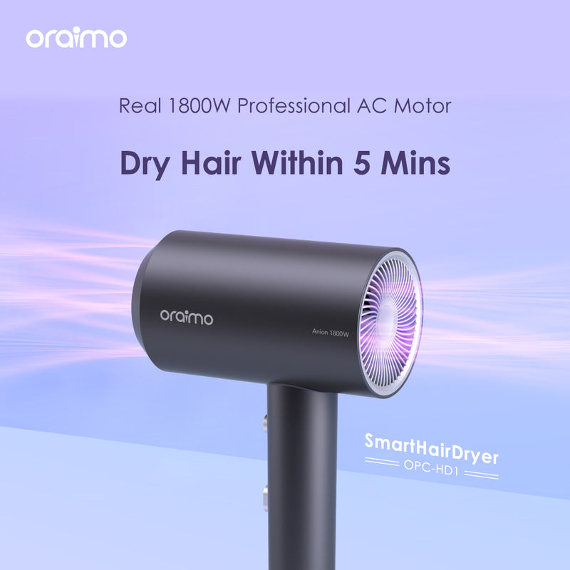 Oraimo OPC-HD1 Smart Hair Dryer - 1800W