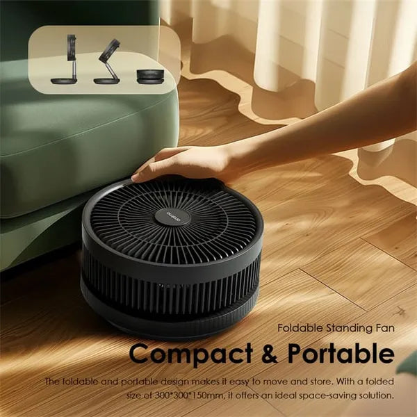 Oraimo OPF-501A SmartFoldingFan 8 Wind Speeds Portable Folding Fan