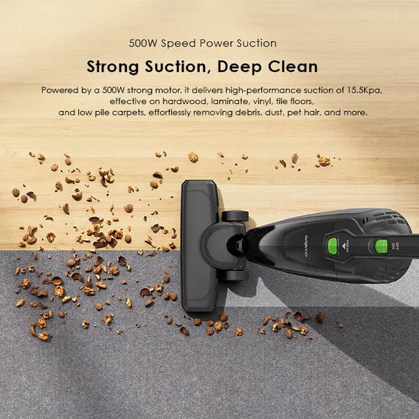 Oraimo OSV-251A SmartVacuum Corded Vacuum Cleaner with 5m Wire, 500W High Speed Powerful Suction