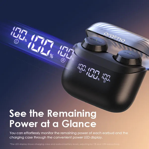 Oraimo OTW-340 AirBuds 4 ENC True Wireless Bluetooth Earbuds