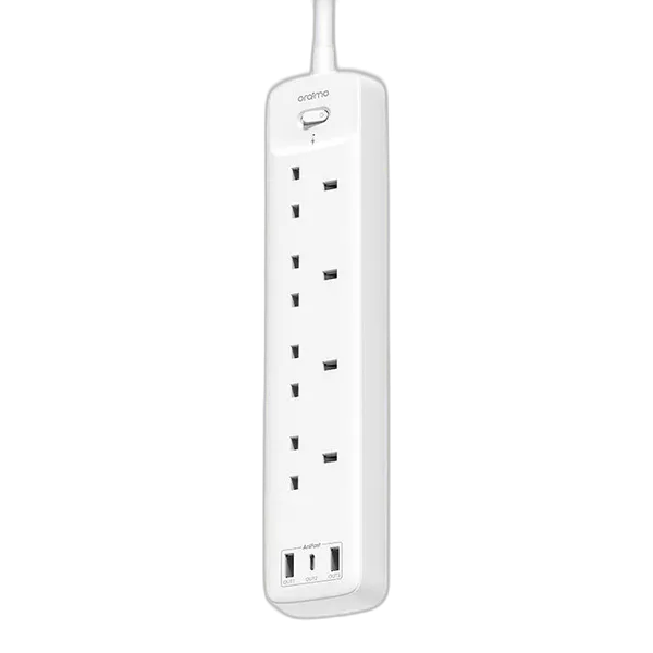 Oraimo OWS-U351 PowerHub C 2M 4-AC 3-USB Power Strip Extension Cable
