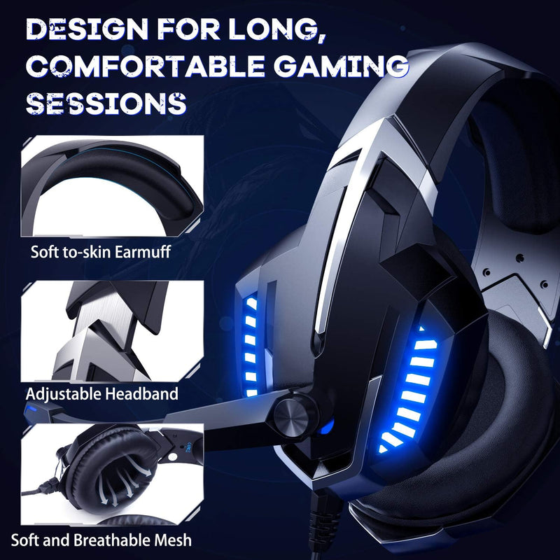 Onikuma K18 Wired Gaming Headset with Led Light