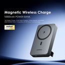 Oraimo MagPower 15 OPB-7102W 10000mAh magnetic wireless and wired power bank- Provides reliable portable charging with both wireless and wired options, ensuring your devices stay powered anytime, anywhere