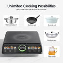 Oraimo FlexiCooker OCS-201A, 2200W Electric Ceramic Hot Plate – Provides fast and efficient heating for quick and convenient cooking at home or in small kitchens
