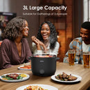 Oraimo Smart Cooker OHP-201A 1000W 3L Electric Cooker – Efficient 1000W cooking performance that ensures quick and convenient meal preparation for everyday home use