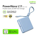 Oraimo PowerNova L11 OPB-7103C 22.5W 10000mAh pocket sized fast charging power bank – Provides reliable fast charging on the go, keeping your devices powered anytime and anywhere