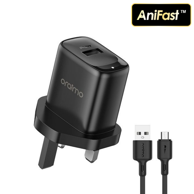 Oraimo Firefly 3 10W Fast Charging Charger Kit (OCW-U66S)