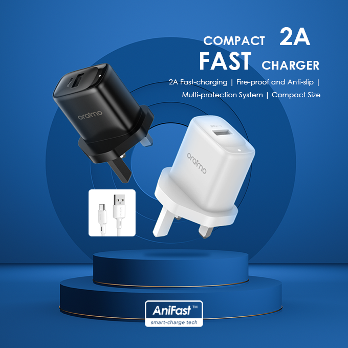 Oraimo Firefly 3 10W Fast Charging Charger Kit (OCW-U66S)