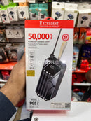 Excellent P95 50000 MAh Power Bank, 4 Cables
