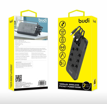 Budi PB098B 10000mAh power bank