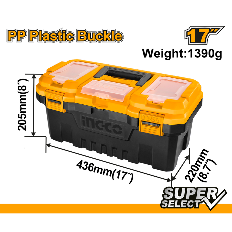 Ingco PBX1701 Plastic Tool Box