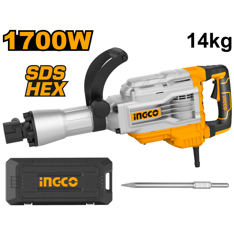 INGCO PDB17026 Demolition Breaker Rotor 1700W

