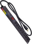 19 inch server rack 8 port IEC C13 aluminum PDU front view Nairobi