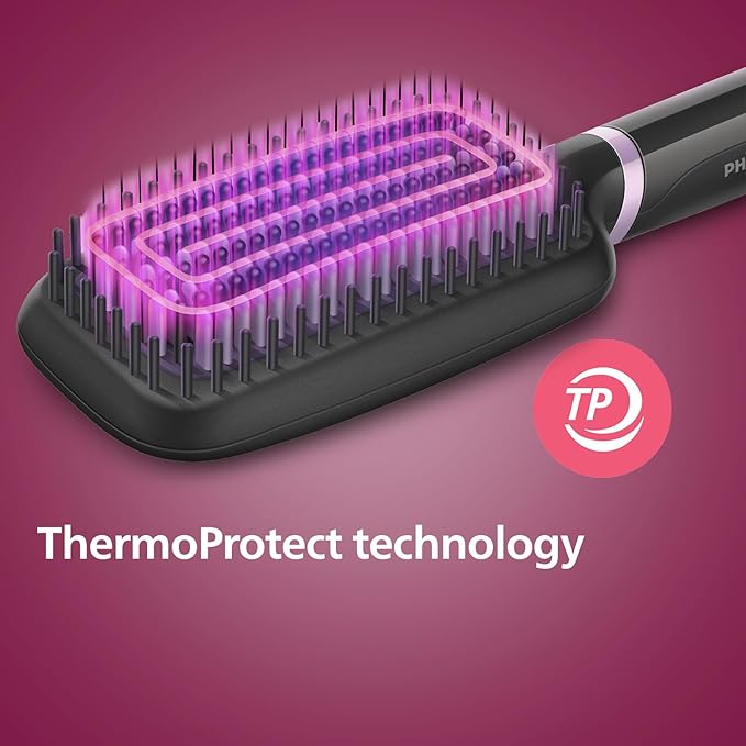 Philips BHH880 Auto Curler & Heated Straightening Brush 