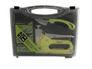 Prescott PHPSU03 3-Way Staple Gun – Compatible with 4–14 mm Staples, Multi-Purpose Tacker for Upholstery, Woodworking & DIY