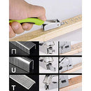 Prescott PHPSU03 3-Way Staple Gun – Compatible with 4–14 mm Staples, Multi-Purpose Tacker for Upholstery, Woodworking & DIY
