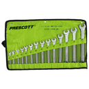 Prescott PHWC014 14-Piece Combination Spanners Set – Durable Chrome Vanadium Steel Wrenches for Professional & DIY Use
