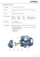 Pedrollo PKm60 0.5HP Peripheral impeller Water Pump – Efficient & Durable Domestic & Industrial Pump