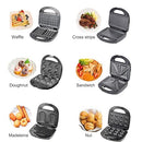 Premier 3-in-1 Sandwich Maker – 750W, Non-Stick, Detachable Plates (Toast, Waffle, Grill