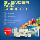 Primdale PMDL-265 4-in-1 Food Processor, Blender & Grinder – 350W Powerful Multi-Function Kitchen Appliance