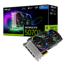 PNY GeForce RTX 5070 Ti OC Triple Fan 16GB GDDR7 GPU | 3xDP 1xHDMI | 750W PSU | 16-Pin Power