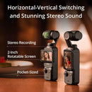 DJI Osmo Pocket 3 Vlogging Camera - 1" CMOS and 4K/120fps Video, 3-Axis Stabilization, Fast Focusing, Face/Object Tracking, Touchscreen, Digital Photos and Videos Camera