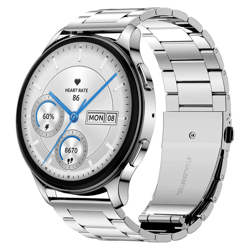 Amazfit ‎A2319 Pop 3R Smart Watch, 1.43" AMOLED Display, Bluetooth Calling, SpO2, 12-Day Battery Life, AI Voice Assistance, 100 Sports Modes, 24H HR Monitor, Music Control