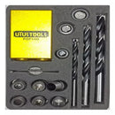 Uyustools POP140 14PCS Woodworking Oblique Hole Locator Kit – Precision Drilling, Angled Doweling, Durable Woodworking Tools Set