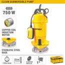 Uyustools PPC001 Submersible Clean Water Pump 750W 1HP – Durable Electric Water Pump for Home, Garden & Drainage