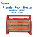Premier PRH002 1600W Quartz Room Heater – Fast Heating, Energy-Efficient, Compact &amp; Portable, Safe and Easy-to-Use for Home, Office &amp; Bedroom