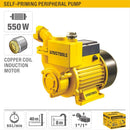Uyustools PSP075 Self-Priming Peripheral Pump – 0.75HP Electric Water Pump – High-Pressure, Energy-Efficient, Durable Copper Motor – Ideal for Home and Agricultural Use