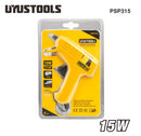 Uyustools PSP315 15W Glue Gun – Quick-Heat Lightweight Hot Melt Tool with Anti-Drip Design for Crafting, Woodwork & Home Fixes