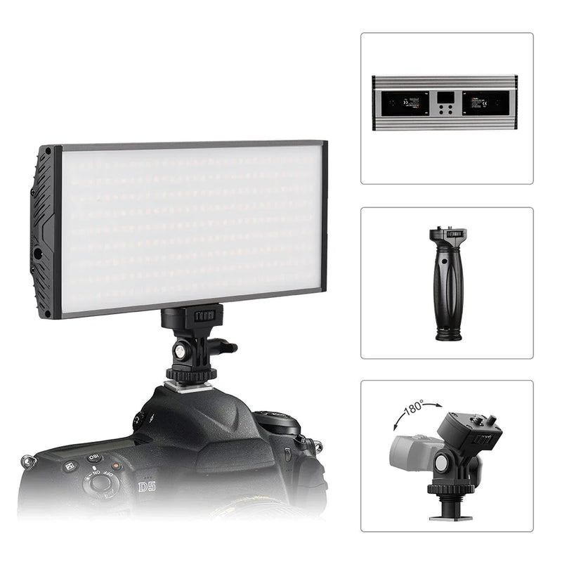 Tolifo PT-30B Pro Camera Video Light Panel Ultra-Thin (With Battery)