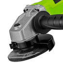 Prescott PT2011501 21V Brushless Cordless Angle Grinder 4.5” (125mm) – 4.0Ah Li-Ion Battery x2, 3-Speed 4000/6000/8000 RPM, Fast Charger, Side Handle & Carry Case 