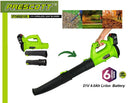 Prescott PT4002105 – 21V Cordless Leaf Blower – Powerful Electric Handheld Blower for Yard, Garden, Garage – Lightweight Rechargeable Lithium Battery Blower for Leaves , Dust, Debris – High-Speed Airflow Power Tool