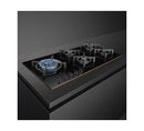 SMEG PV695LCNR 90CM 5-Burner Gas Built-In Hob – Black Glass Surface with Wok Burner and Cast Iron Pan Supports, Durable and Stylish Built-In Gas Hob for Modern Kitchens
