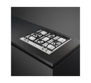 SMEG PX164L 60CM 4-Burner Gas Built-In Hob – Stainless Steel Surface with Wok Burner and Cast Iron Pan Supports, Durable and Stylish Built-In Gas Hob for Modern Kitchens