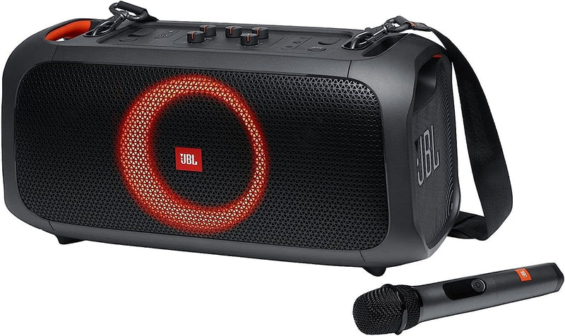 JBL PartyBox On-The-Go Portable Bluetooth Speakers - 100 Watt, Powerful Speaker with Dynamic Light Show