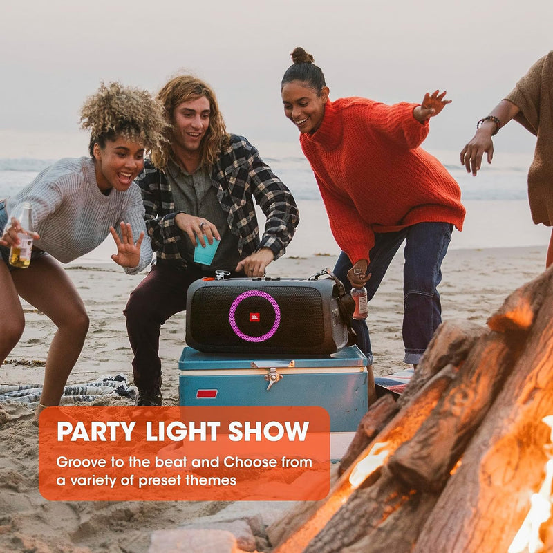 JBL PartyBox On-The-Go Portable Bluetooth Speakers - 100 Watt, Powerful Speaker with Dynamic Light Show