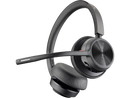 Poly Voyager Focus 2 Bluetooth Stereo Headset USB-C/A Adapter Microsoft Teams Certified 9T9J4AA – Professional Grade Hybrid Wireless and Wired Headset with Active Noise Cancelling Microphones for Office Calls, Remote Work, and Unified Communications
