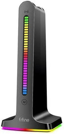 Porodo Gaming RGB Dynamic Sound Lighting Headphone Stand with Cable Storage 300mAh