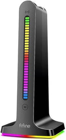 Porodo Gaming RGB Dynamic Sound Lighting Headphone Stand with Cable Storage 300mAh