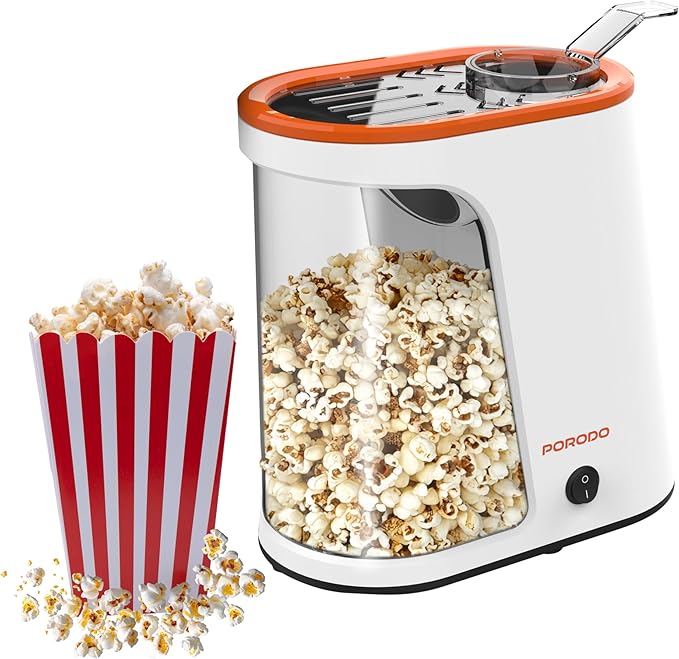 Porodo LFS061 Lifestyle Air-Popped Popcorn Maker