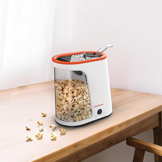 Porodo LFS061 Lifestyle Air-Popped Popcorn Maker