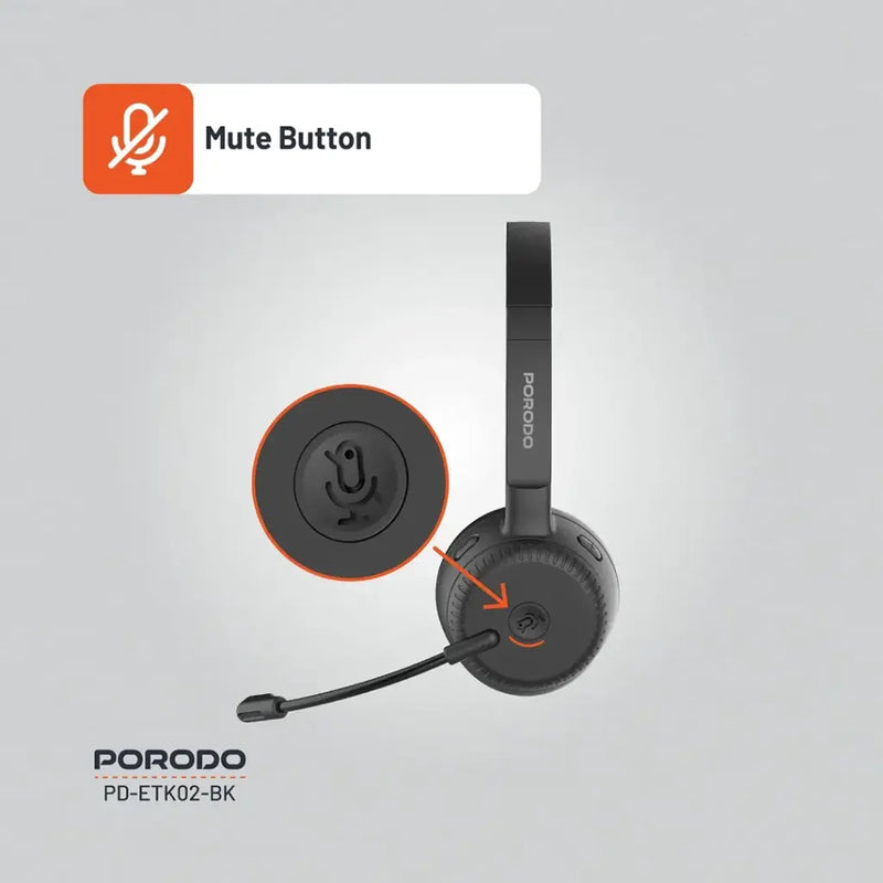 Porodo Office Wireless Headset