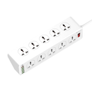 Lightwave LW-EXT-106U-3P 10-way power extension socket with 6 USB fast-charging ports and 2-metre cable