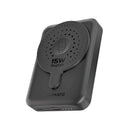 Promate PowerMag-Duo 10000mAh MagSafe & Apple Watch Wireless Charging Power Bank – Dual Device Fast Charging Magnetic Power Solution for iPhone, Apple Watch, Travel, and Everyday Use