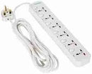 Powermax 6-Way Extension Socket with Multiple Outlets